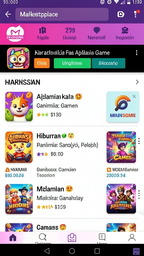 Tampilan antarmuka yang ramah pengguna.
