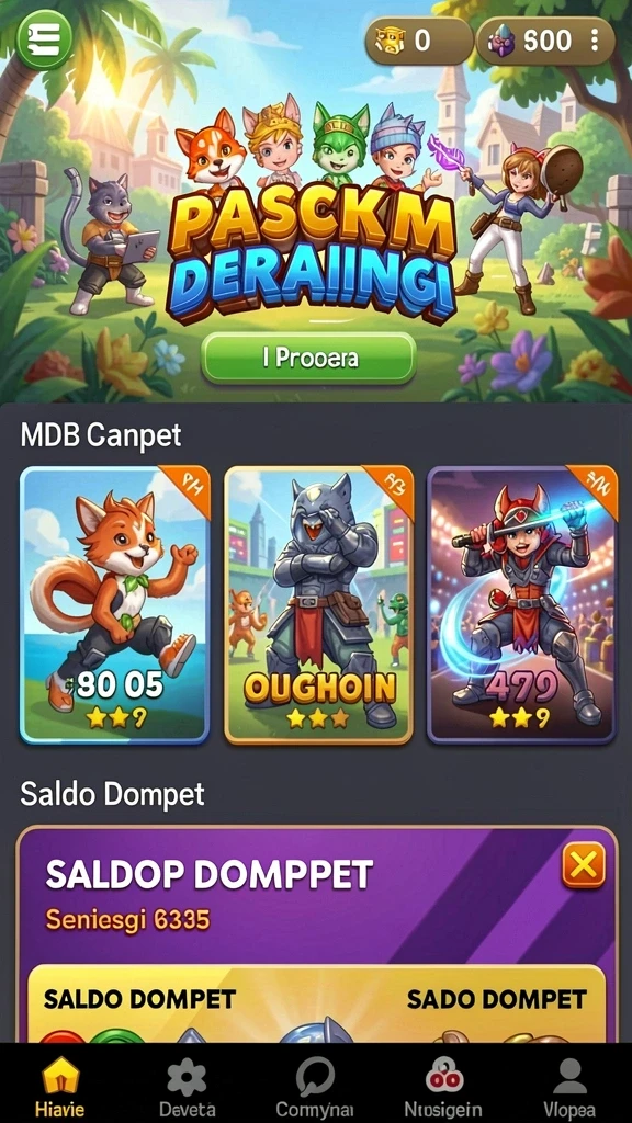 Bergabung dengan teman dalam permainan multiplayer yang seru.