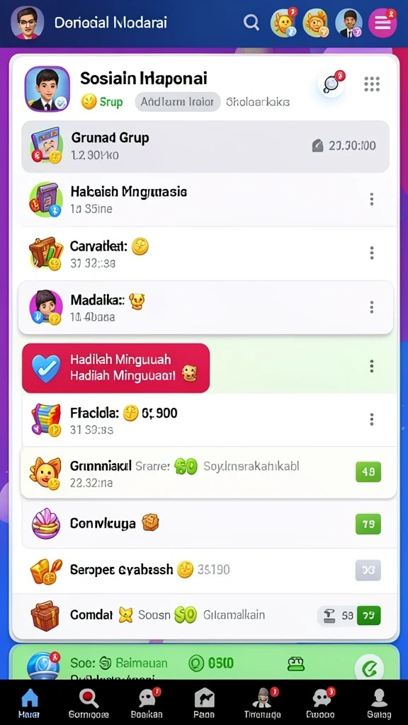 Fitur leaderboard yang memungkinkan persaingan antar pemain.