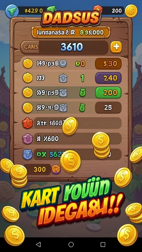 Karakter-karakter unik yang bisa dipilih sesuai selera.