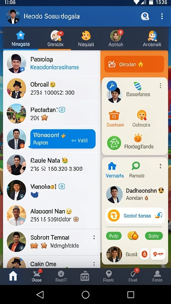 Tampilan awal yang menawan dan mudah digunakan.