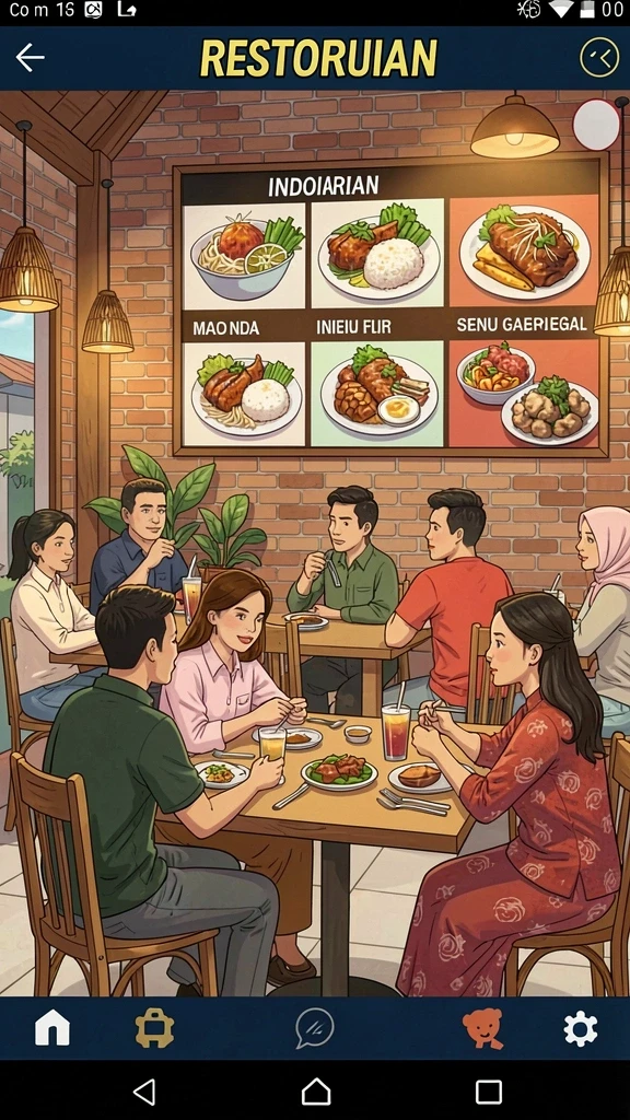 Antarmuka permainan yang responsif dan intuitif.