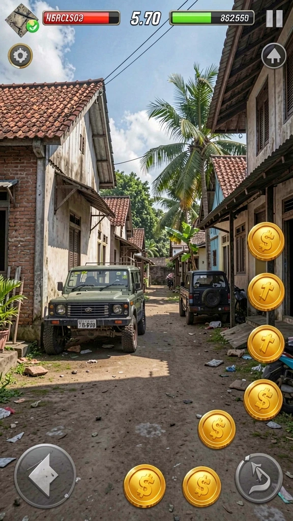 Pengalaman bermain dengan level berbeda yang mengasyikkan.
