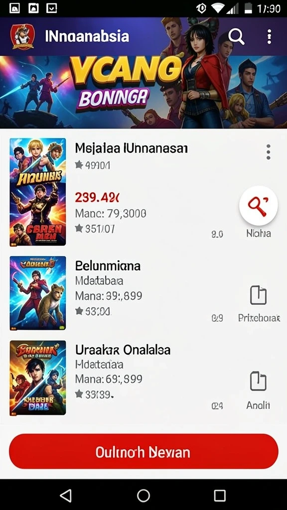 Tampilan antarmuka yang menarik dan mudah digunakan.