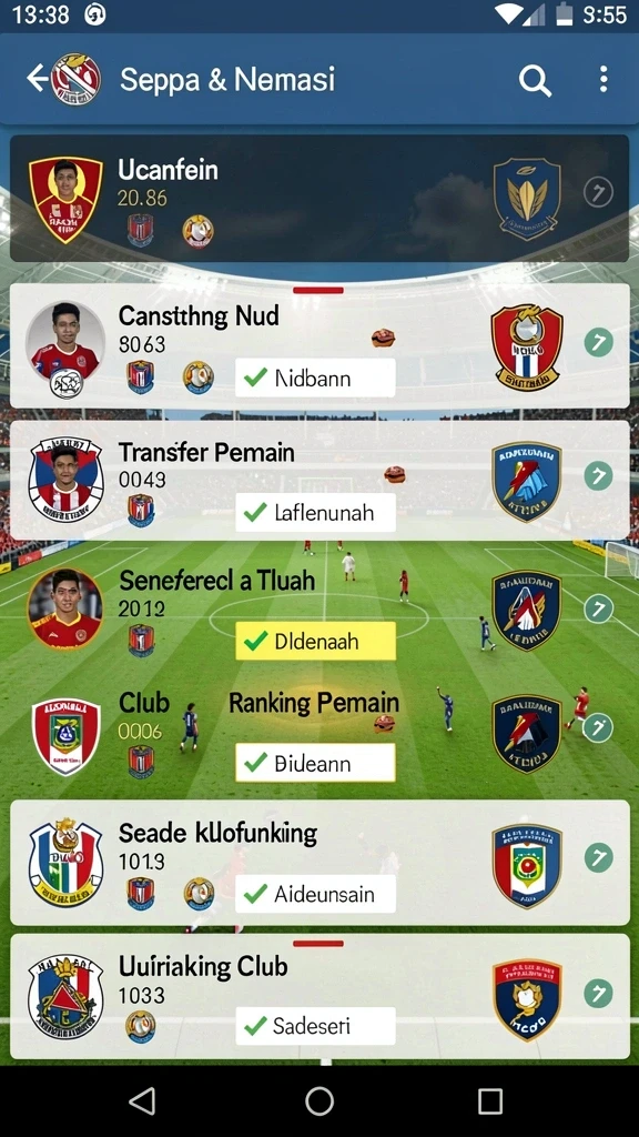 Tampilan menu utama API36 yang menarik.