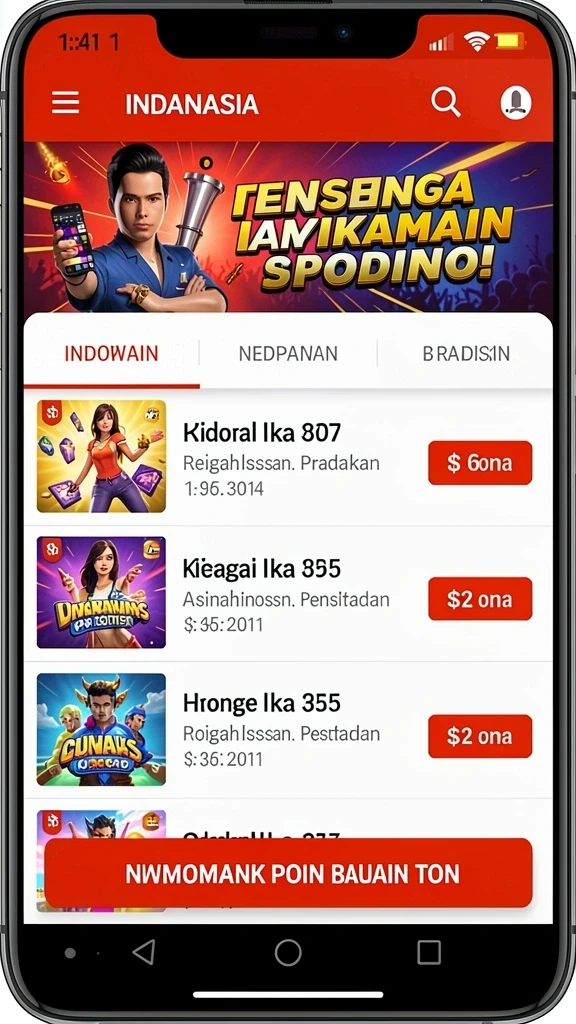 Antarmuka pengguna yang intuitif dan menarik.