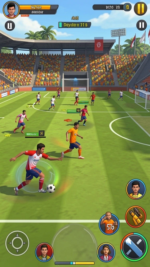 Tangkapan layar gameplay seru di level terbaru.