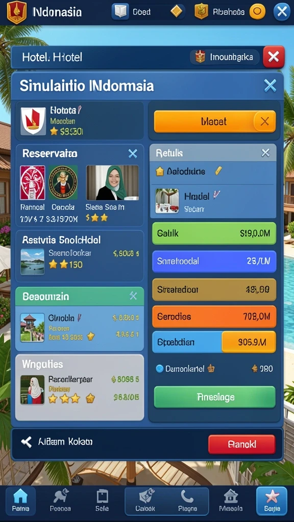 Level tantangan yang seru dan menantang.