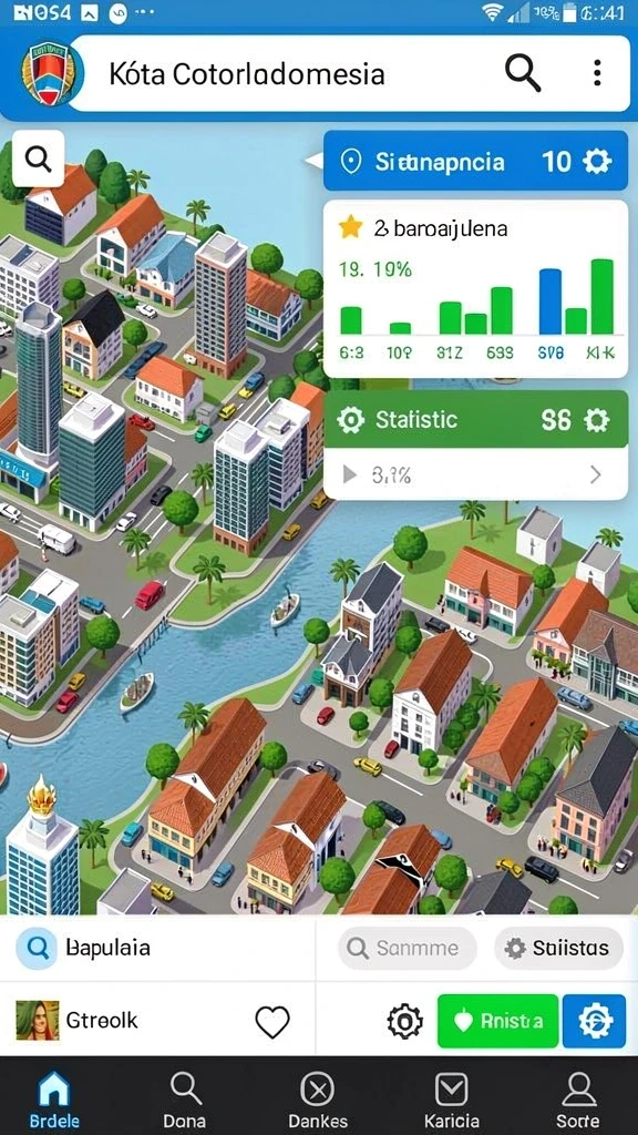 Mode multiplayer seru untuk bermain bersama teman.