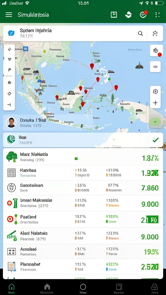 Tampilan awal yang menarik dan mudah dipahami.