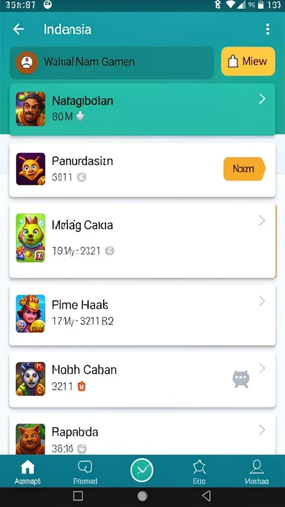 Karakter dengan desain yang unik dan menarik.