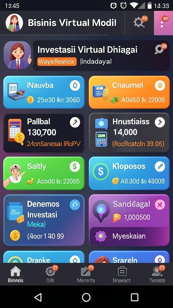 Level menantang dengan berbagai permata yang menarik.