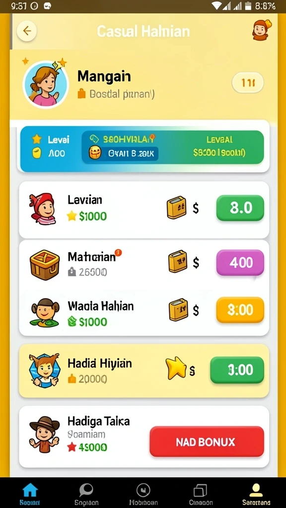 Screenshot menggambarkan aksi mendebarkan dalam permainan.