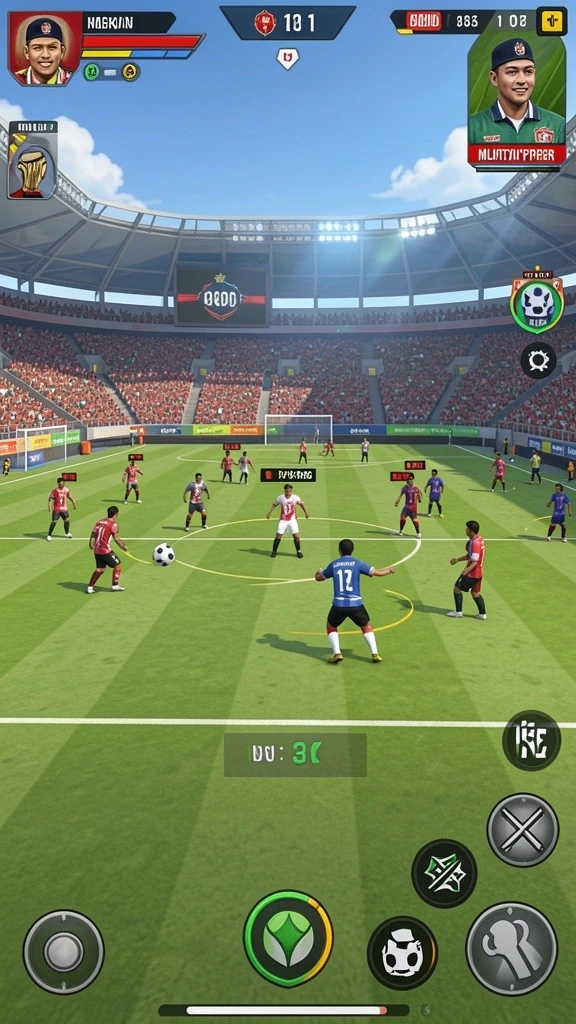 Screenshot menampilkan antarmuka utama GOCAP123 yang menarik.