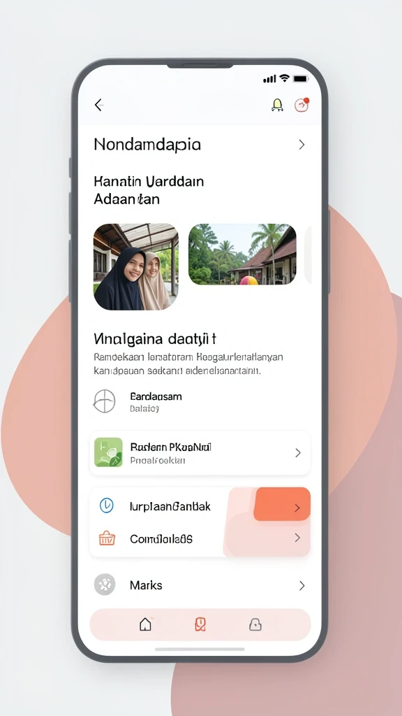 Tampilan antarmuka pengguna yang menarik dan intuitif.