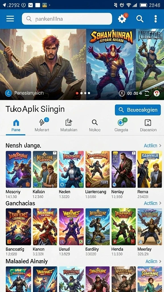Tampilan antarmuka HOKIWON yang intuitif dan mudah digunakan.
