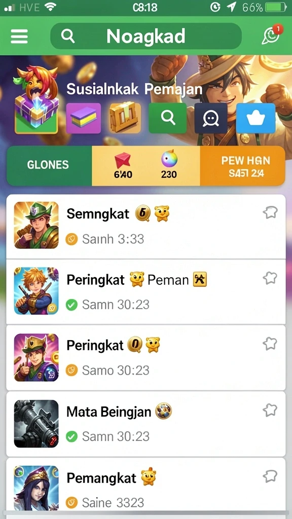 Bergabung dengan teman dalam permainan multiplayer seru.