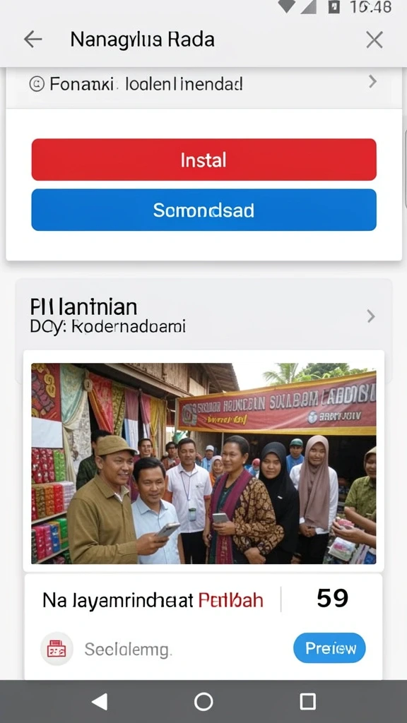 Tampilan antarmuka yang ramah pengguna.
