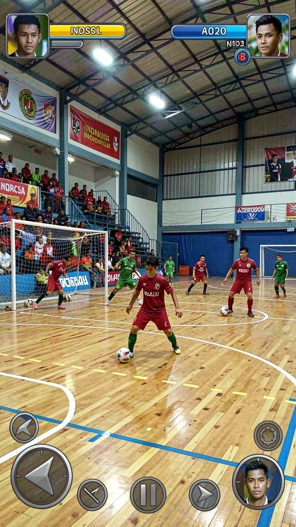 Menampilkan tampilan utama permainan IDRKING.