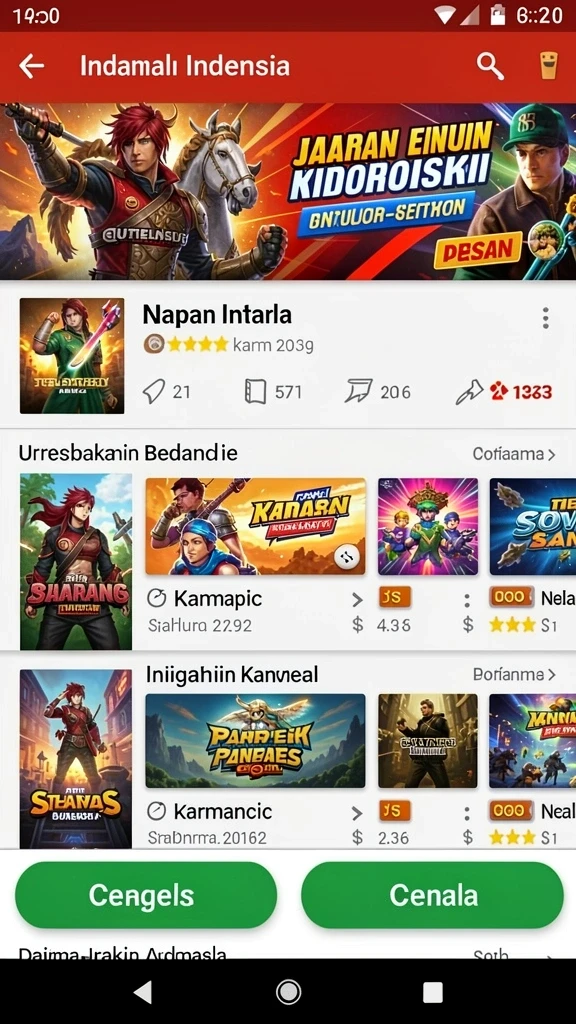 Tampilan antarmuka yang menarik dan mudah digunakan.