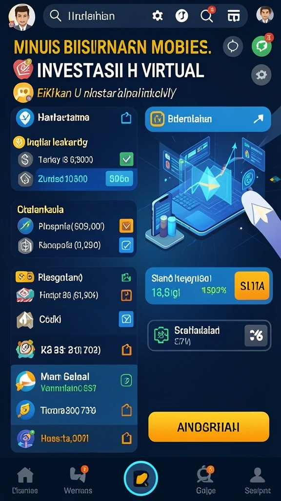 Tampilan awal yang menarik dan interaktif.