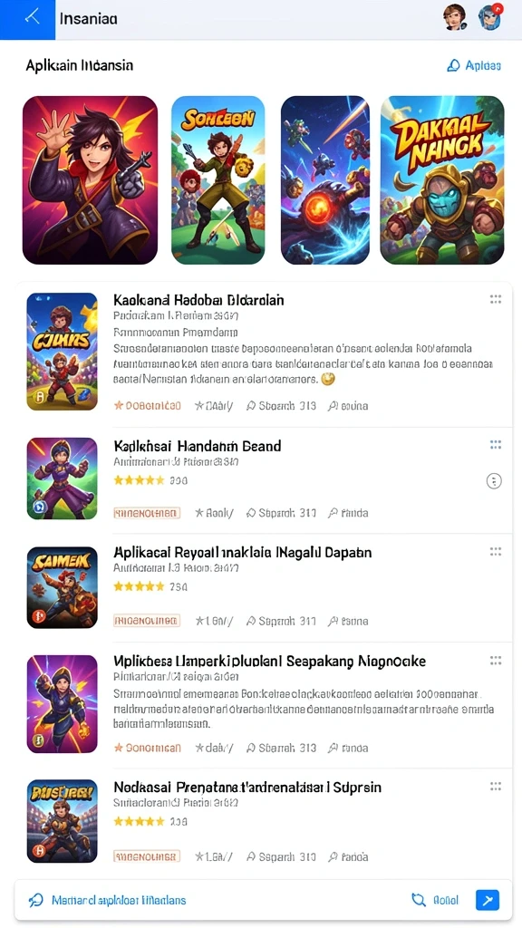 Berbagai level menantang yang siap dijelajahi.