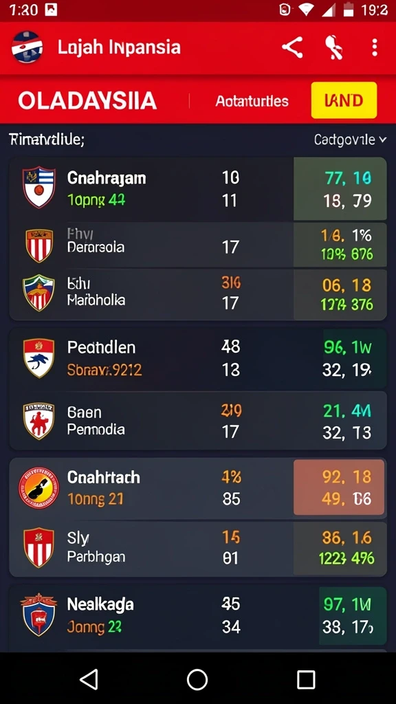 Tampilan level yang penuh warna dan menarik.