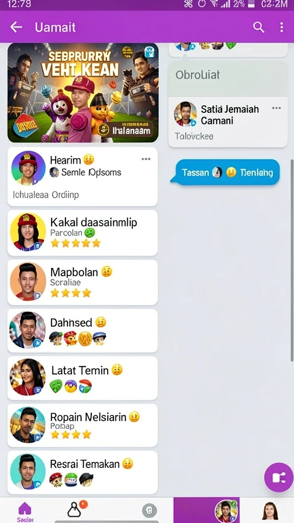 Tampilan antarmuka yang ramah pengguna.