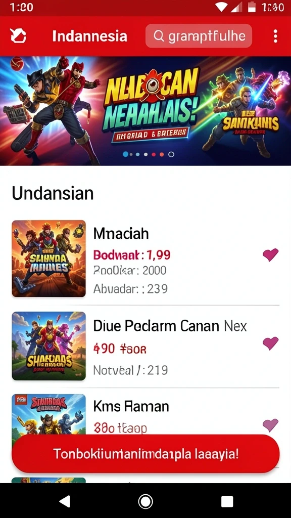 Interface pengguna yang mudah dipahami dan navigasi yang lancar.