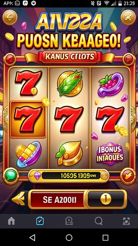 Pemandangan menarik dari salah satu level dalam game.