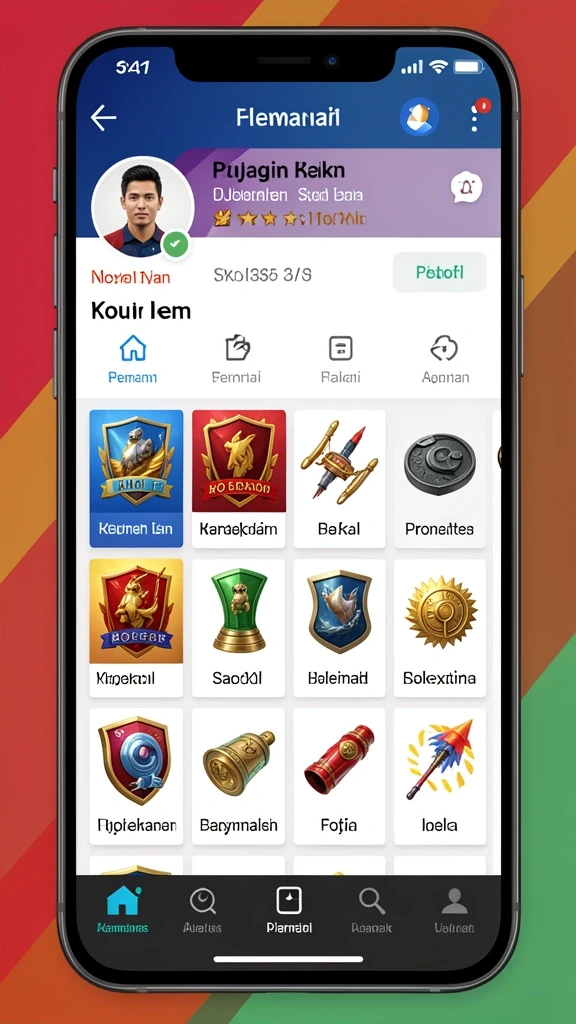 Karakter-karakter unik dengan desain menarik.