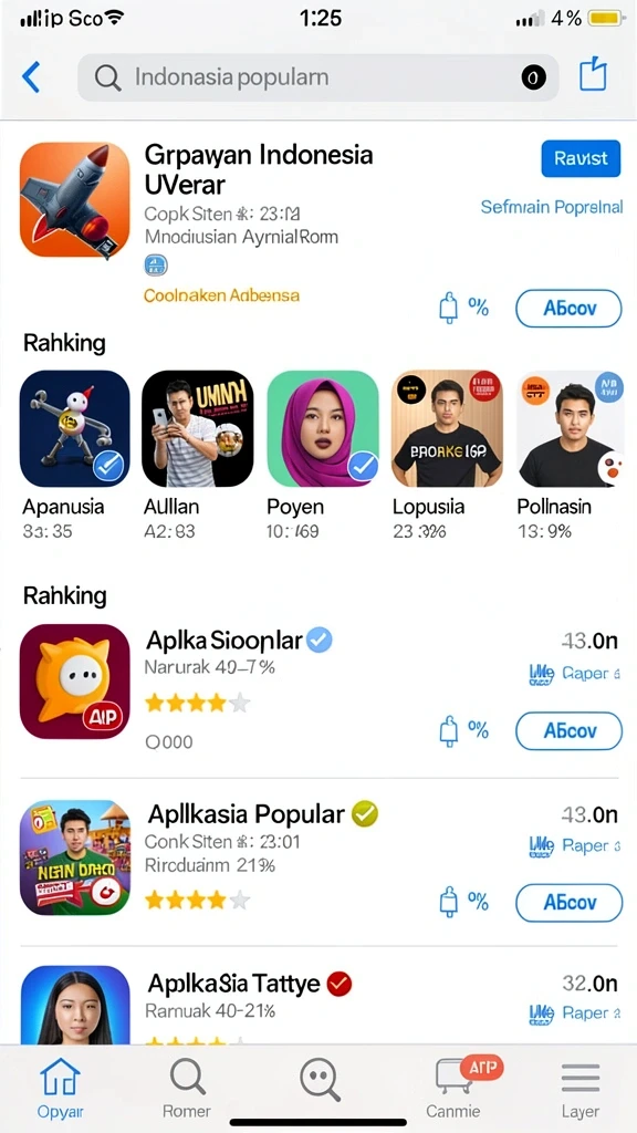 Tampilan utama PRIMA77 yang menarik dan intuitif.