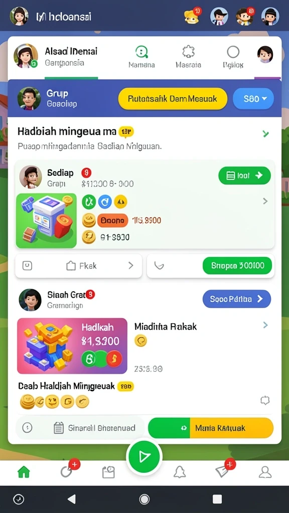 Berbagai hadiah menarik untuk meningkatkan pengalaman bermain.