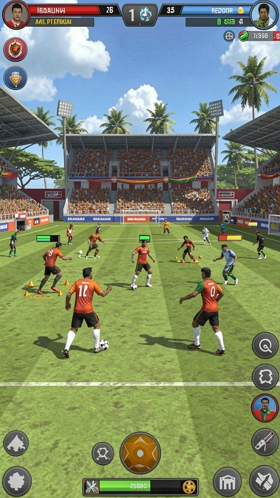 Screenshot pertempuran seru di RAJAPAMEN.