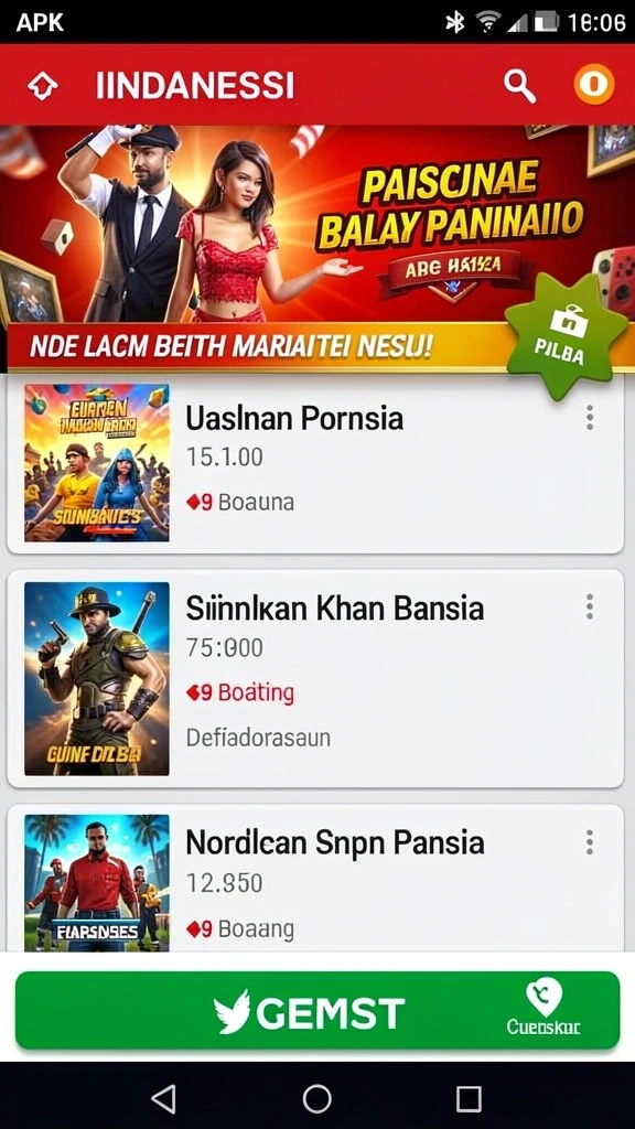 Sistem upgrade karakter yang fleksibel.