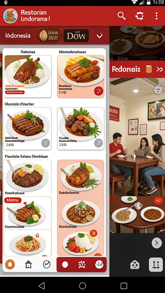 Tampilan antarmuka yang menarik dan mudah digunakan.