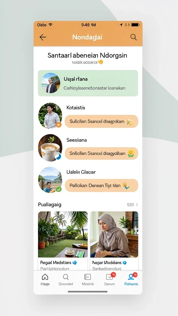 Tampilan awal yang memukau dan mudah dinavigasi.