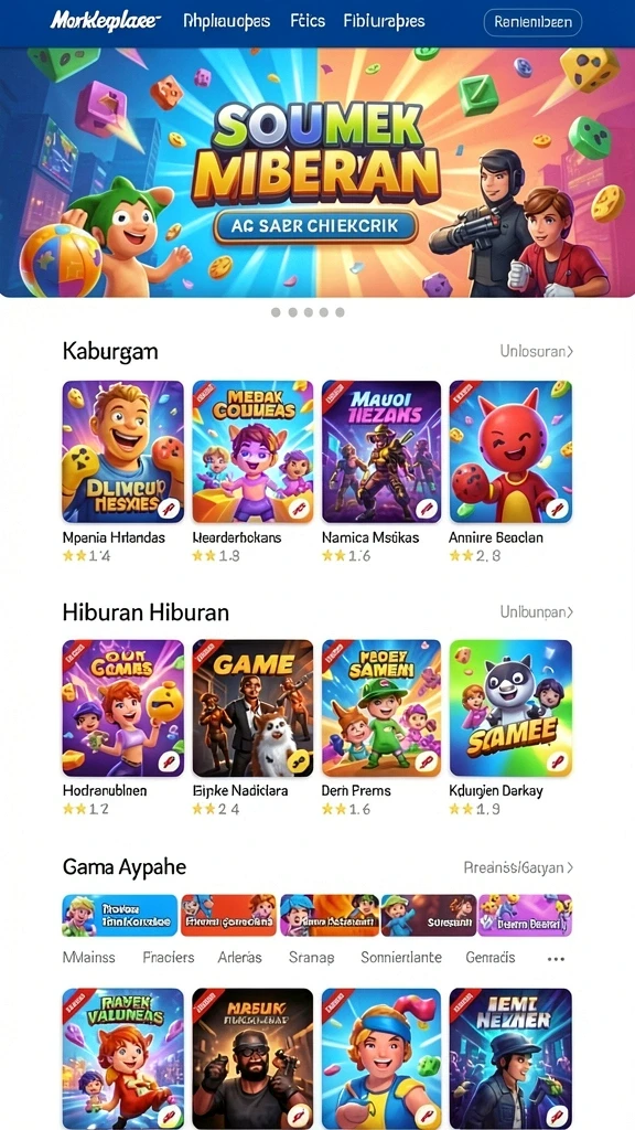 Tampilan antarmuka yang menarik dan modern.