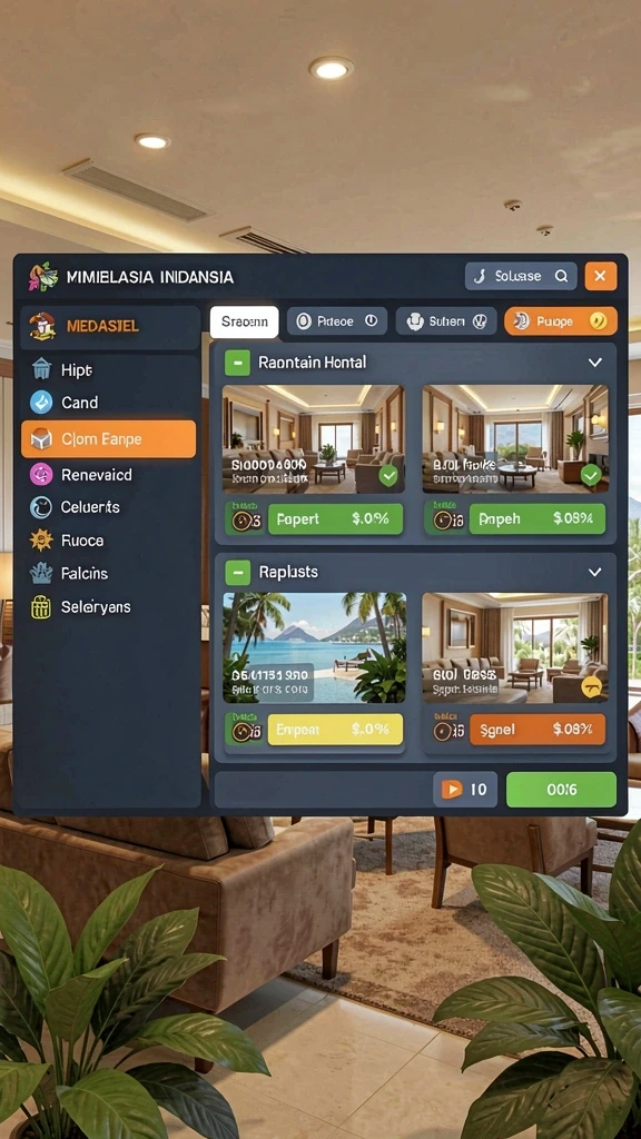 Fitur permainan yang menantang dan seru.