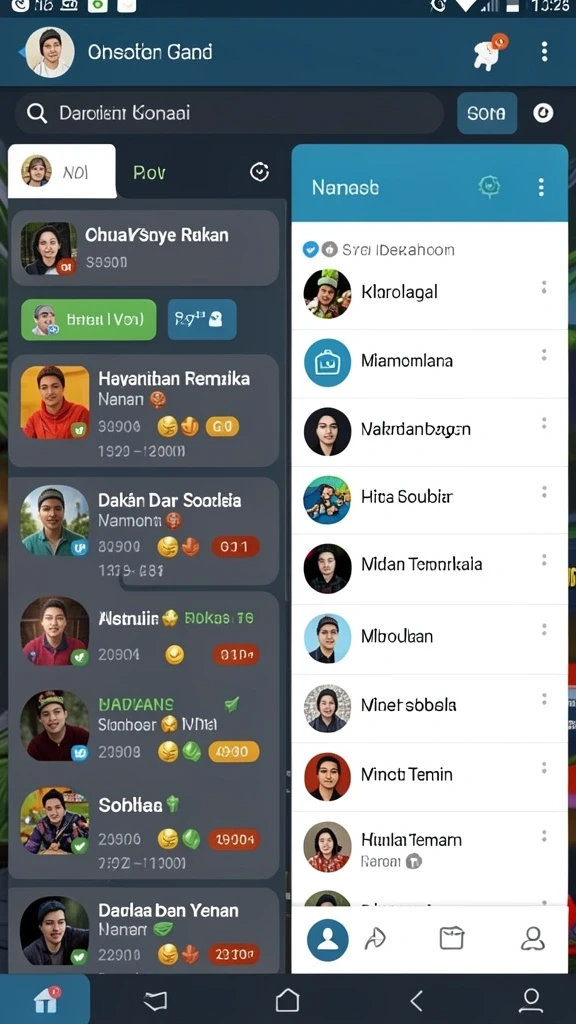 Screenshot karakter utama dalam aksi permainan.