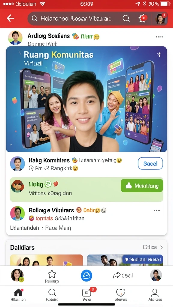 Tampilan antarmuka pengguna yang intuitif dan menarik.