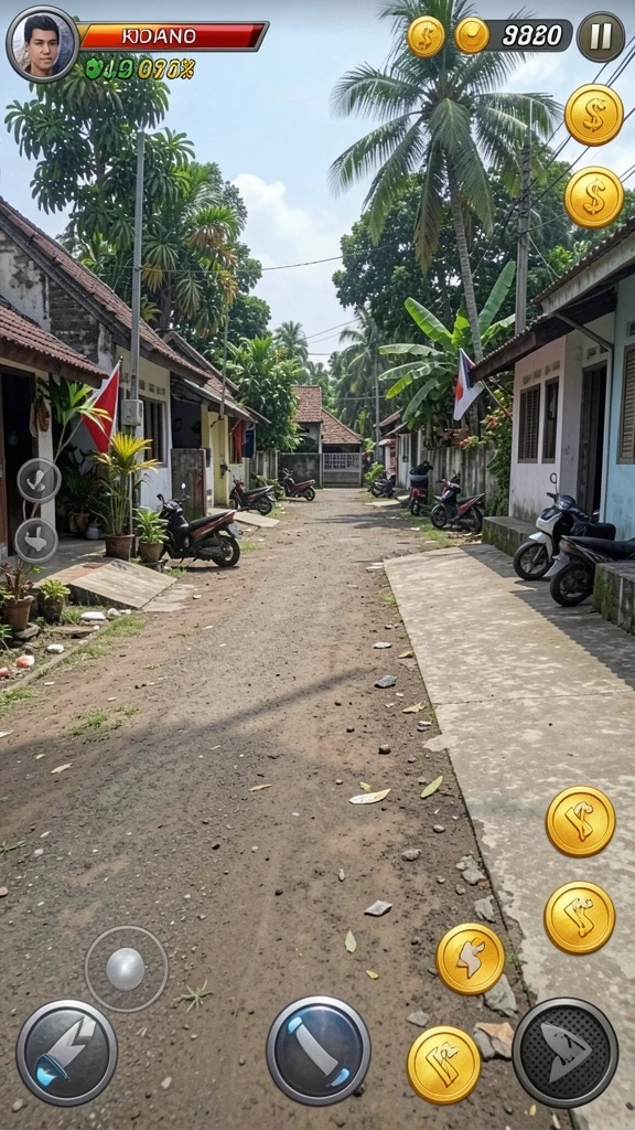 Tampilan karakter yang menawan dan unik.